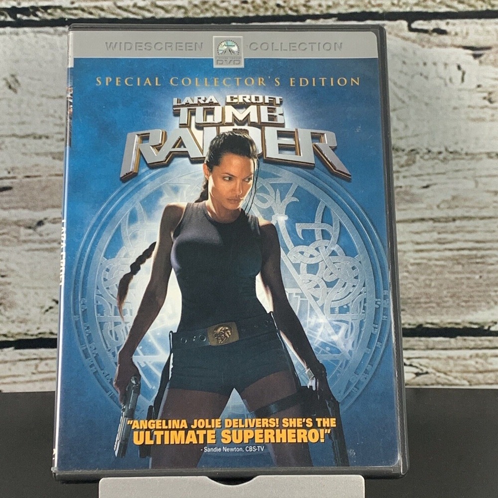 Lara Croft: Tomb Raider (DVD 2001) Angelina Jolie Jon Voight Collector's Edition